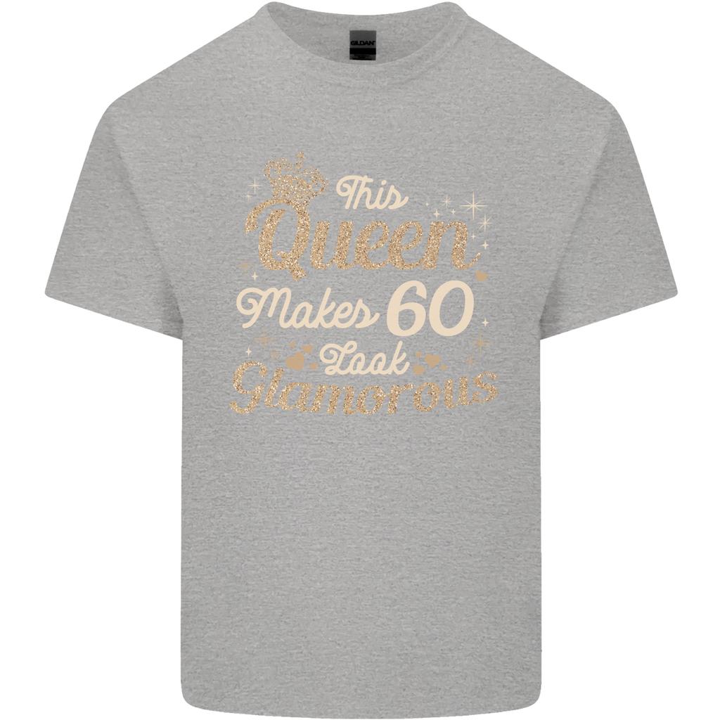 60th Birthday Queen Sixty Years Old 60 Unisexs Light Cotton TShirt