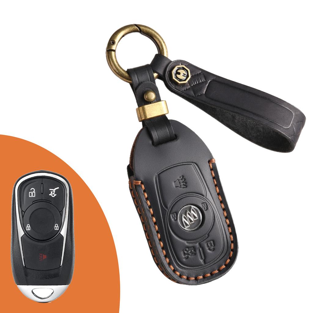 Coprichiave retrò in pelle per Buick GL8 Regal LaCrosse Envision borsa per chiave auto retrò fatta a mano