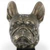 French Bulldog, Frenchie - dog bust, large statue, dog's head on stone base, decoration for office by Art-Dog brand
