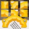 Precision Drill Bit Sharpening Guide Tool Multiple Groove Sizes D4,D5,D6,D8,D10,D12 Compatible A Wide Range Of Drill Bit Sizes