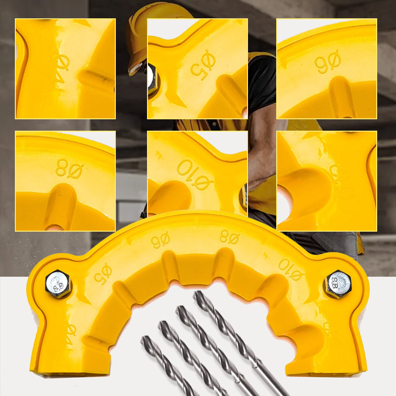 Precision Drill Bit Sharpening Guide Tool Multiple Groove Sizes D4,D5,D6,D8,D10,D12 Compatible A Wide Range Of Drill Bit Sizes