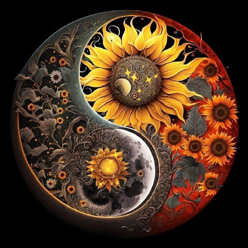 Yin Yang Taiji Metal Wall Art Decorative Sign