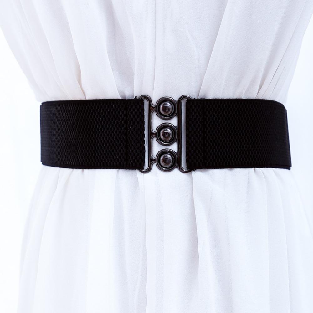 Fashion Stretch Wide Elastic Belt Cinch Casual Waist Band Dress Cummerbands For Ladies Women