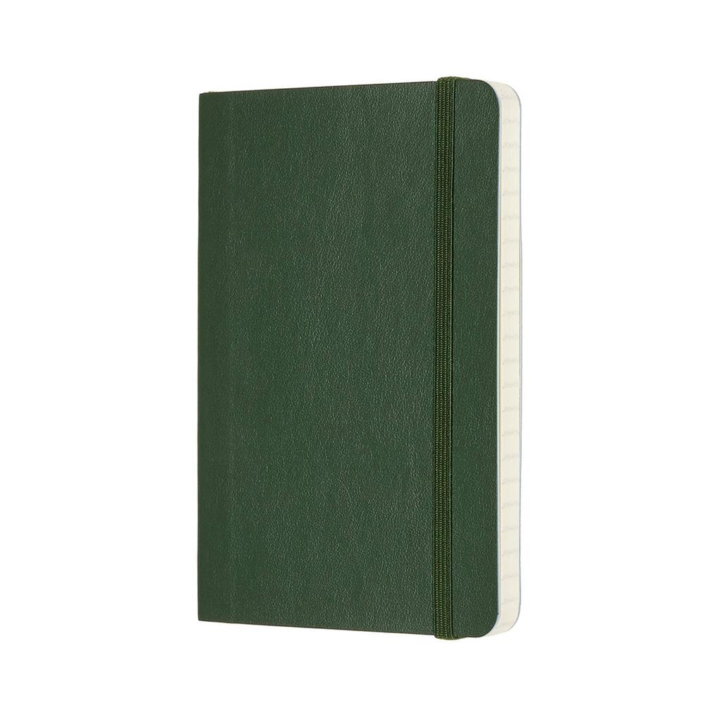 Moleskine Classic Notebook Soft Cover Lined Pocket Size X Myrtle Green QP611K15 (9cm 14cm)