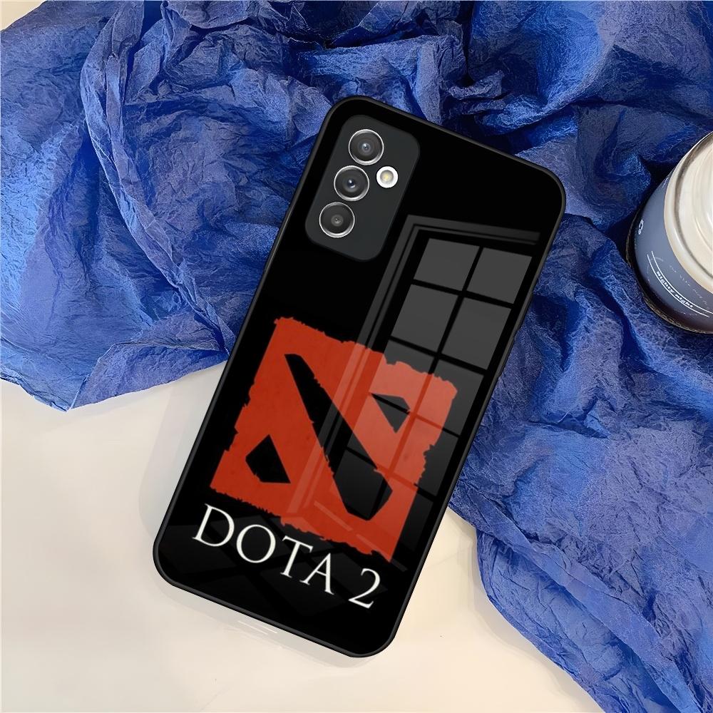 Game Dota 2 Logo Phone Case for Samsung Galaxy S26 S25 S24 S30 S21 S23 S20 S22 Fe Pro Edge Ultra Plus glass Cover