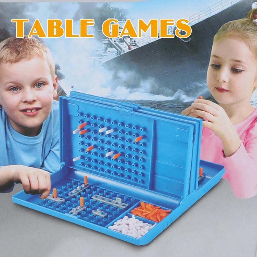 Kids Sea Battle Board Game | Educational Naval Strategy & Logic Game | Fun Family Interactive Battleship Plaything For Ages