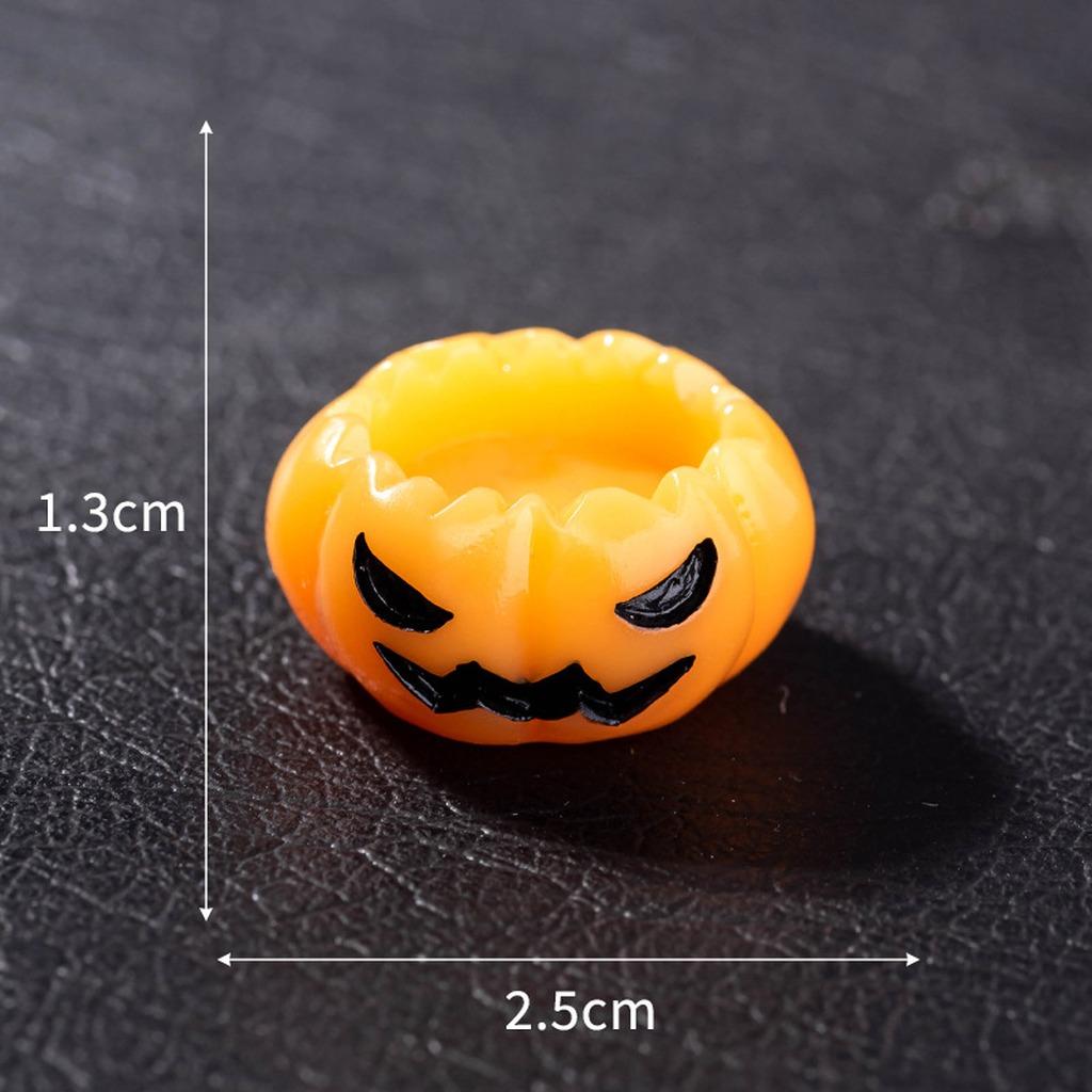 Resin Miniature Ornament Miniature Desktop Ornament Halloween Figurine Pvc Holiday Decorative Figurine For Indoor Decoration