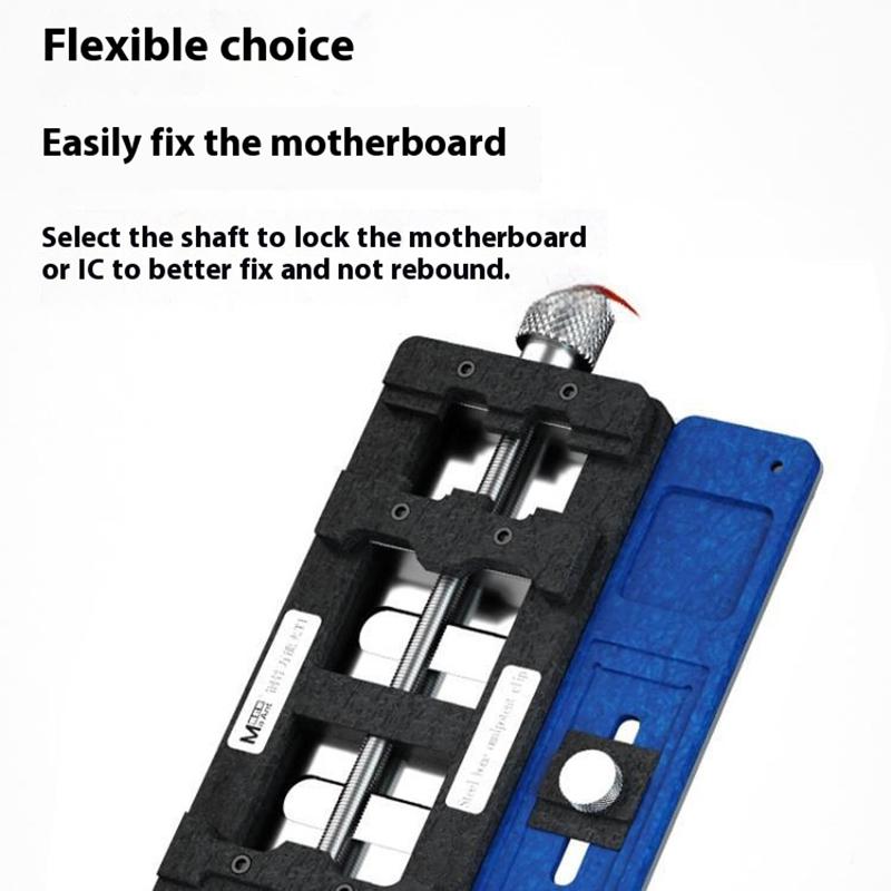 

MAANT T1 Dual-Axis Steel Frame Clamp Universal Phone Repair Fixture Tool for Motherboard/CPU/IC Chip As Shown A
