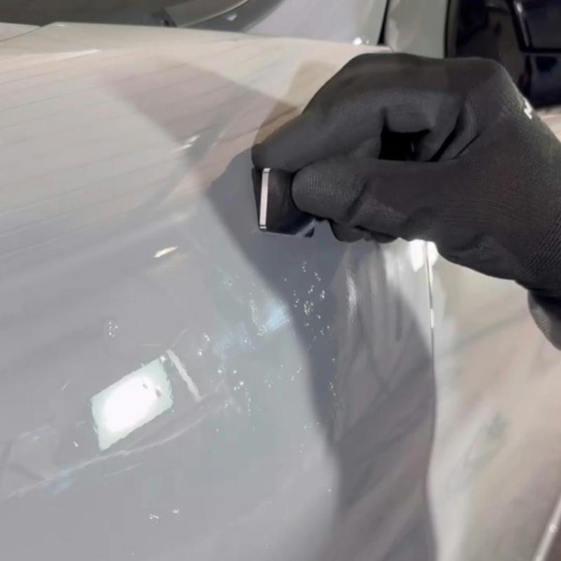 Car Paint Scraper Paint Surfaces Smoother Polishing Point Scraper for Removing Automotive Spots Stains