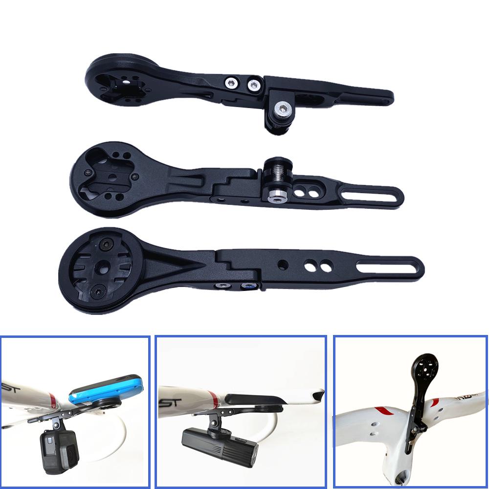 Aluminum Alloy Bicycle Speedometer Handlebar Mount for Magene, Garmin, Bryton, IGS, and GoPro