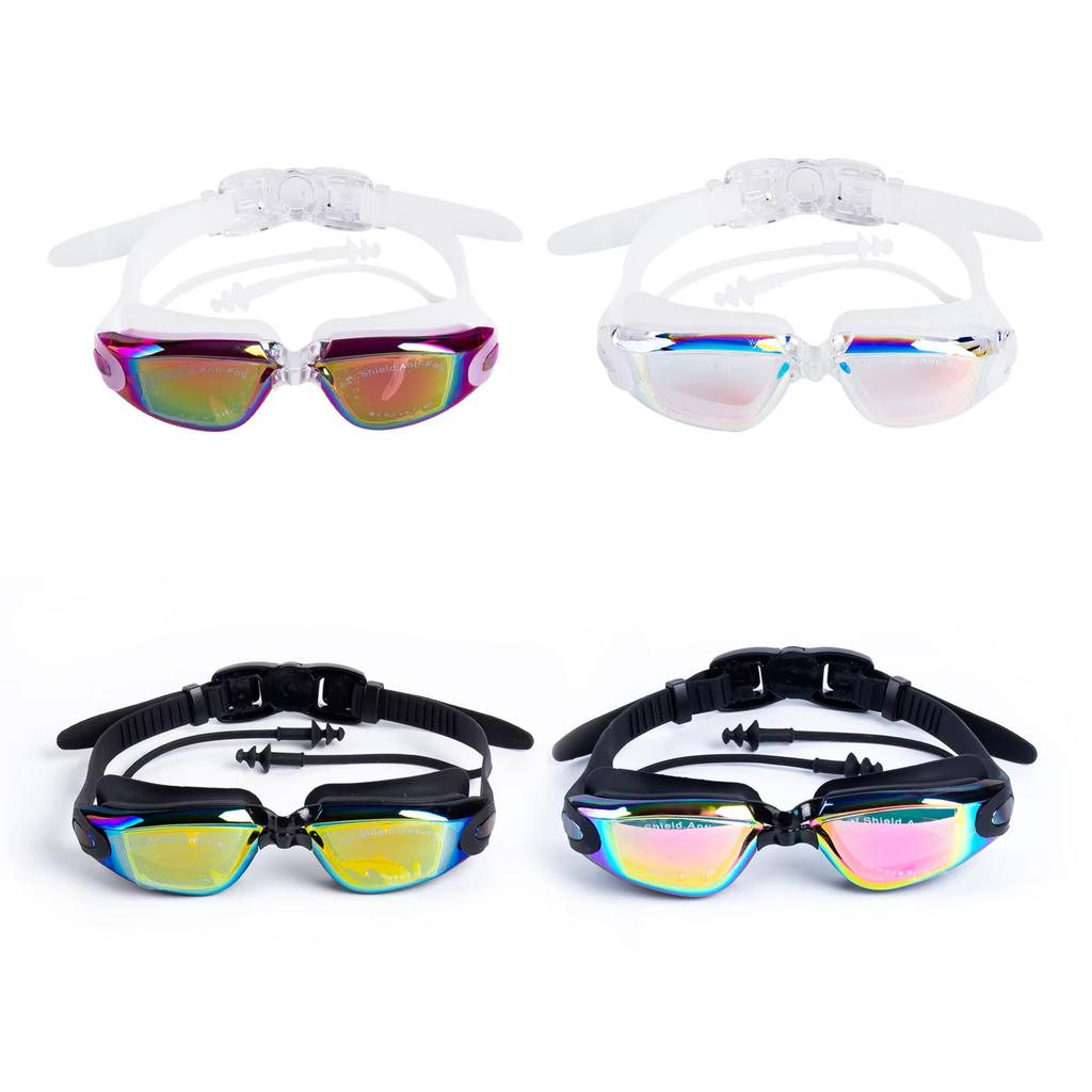 Plavecké brýle Plavecké brýle s velkým rámečkem Plavecké brýle s velkým rámečkem HD širokoúhlé proti zamlžování UV ochrana Dospělé plavecké brýle Bez úniku