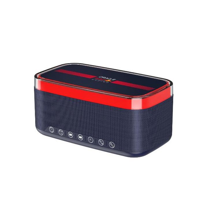 Haut-parleur Réveil - RED BULL - Modèle Noir - Bluetooth 5.0 - Radio FM - Écran LED Multicolore