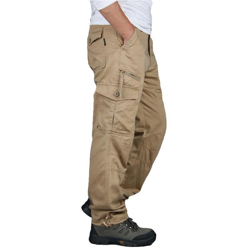 Men's Casual Cargo Pants Workout Joggers Stretch Sweatpants Hiking Tactical Pants with Multi Pockets Outdoor Lightweight Trousers for Men