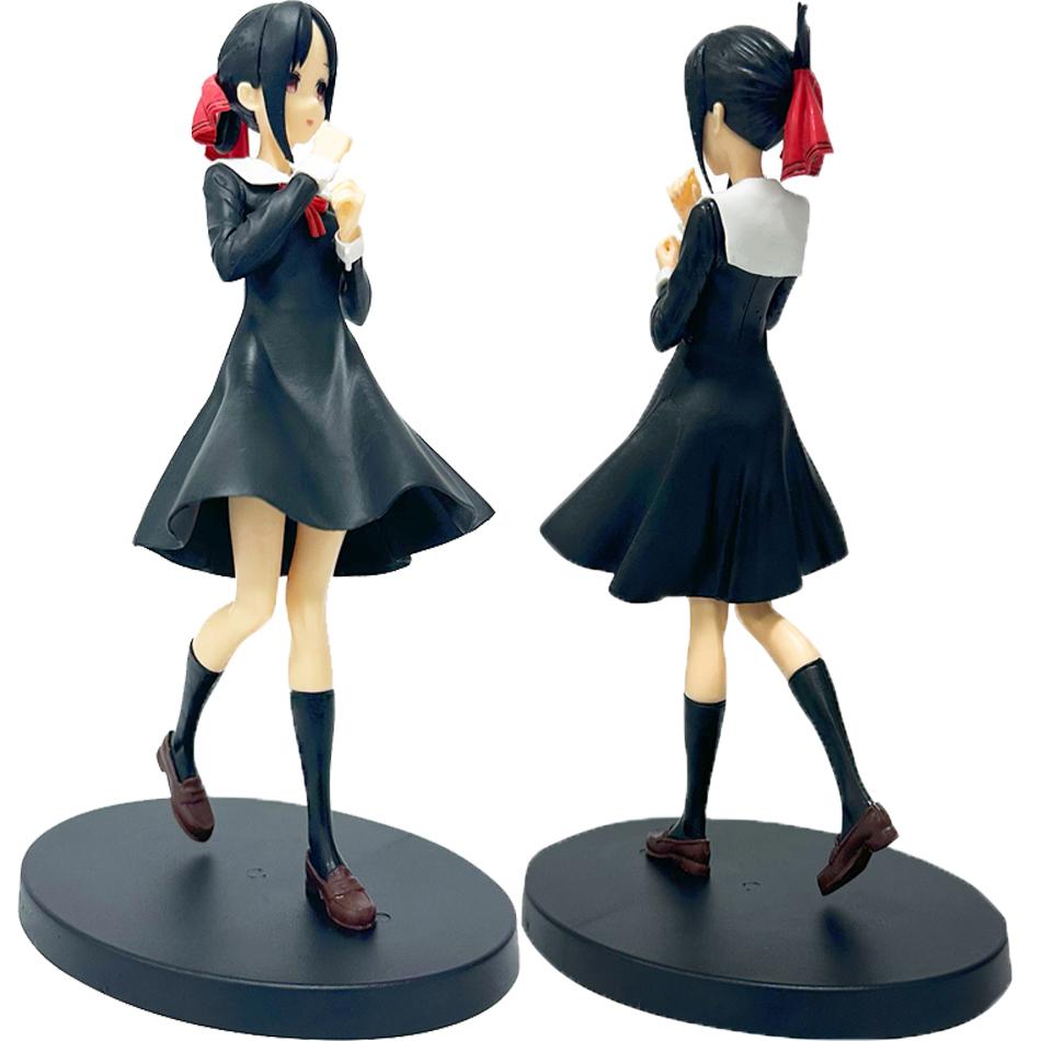 Figura Anime 18cm Fujiwara Chika Love is War Shinomiya Kaguya Action Figures Kawaii Ragazza Statuetta PVC Modello da Collezione Bambola Giocattolo