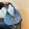 Casual Denim Women's Shoulder Bags Large Capacity Retro Design Ladies Tote Handbags Korean Style Trendy Female Crossbody Bag