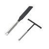 304 Stainless Steel French Crepe Spreader Pancake Like Batter Spreading Tools Pancake Like Batter for Bakery Kitchen + Spatula