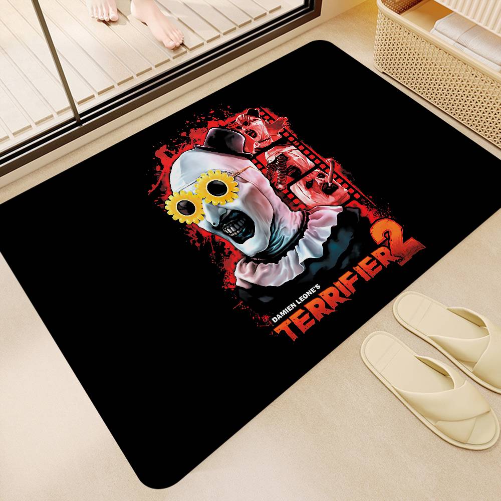 Halloween Horror Clown T-terrifierS Movie Entrance Door Mat Nordic Style Home Doormat Bathroom-Toilet Mats Bedroom Hotel Mat