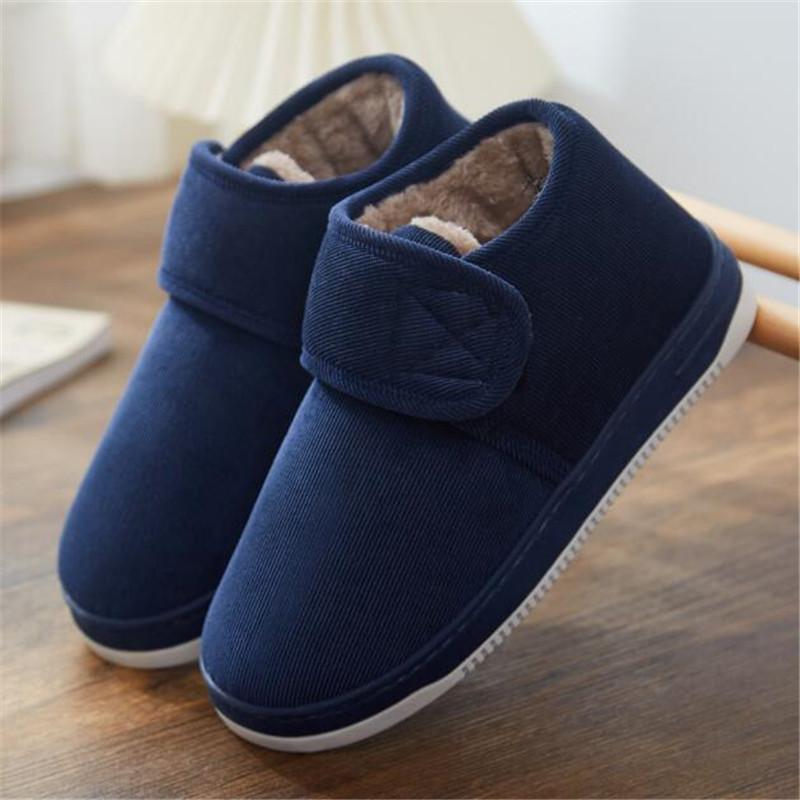 Winter Thick Plush Slippers Women Men Home Warm Women Shoes Indoor Outdoor Wear Cotton Shoes Unisex Slippers Footwear