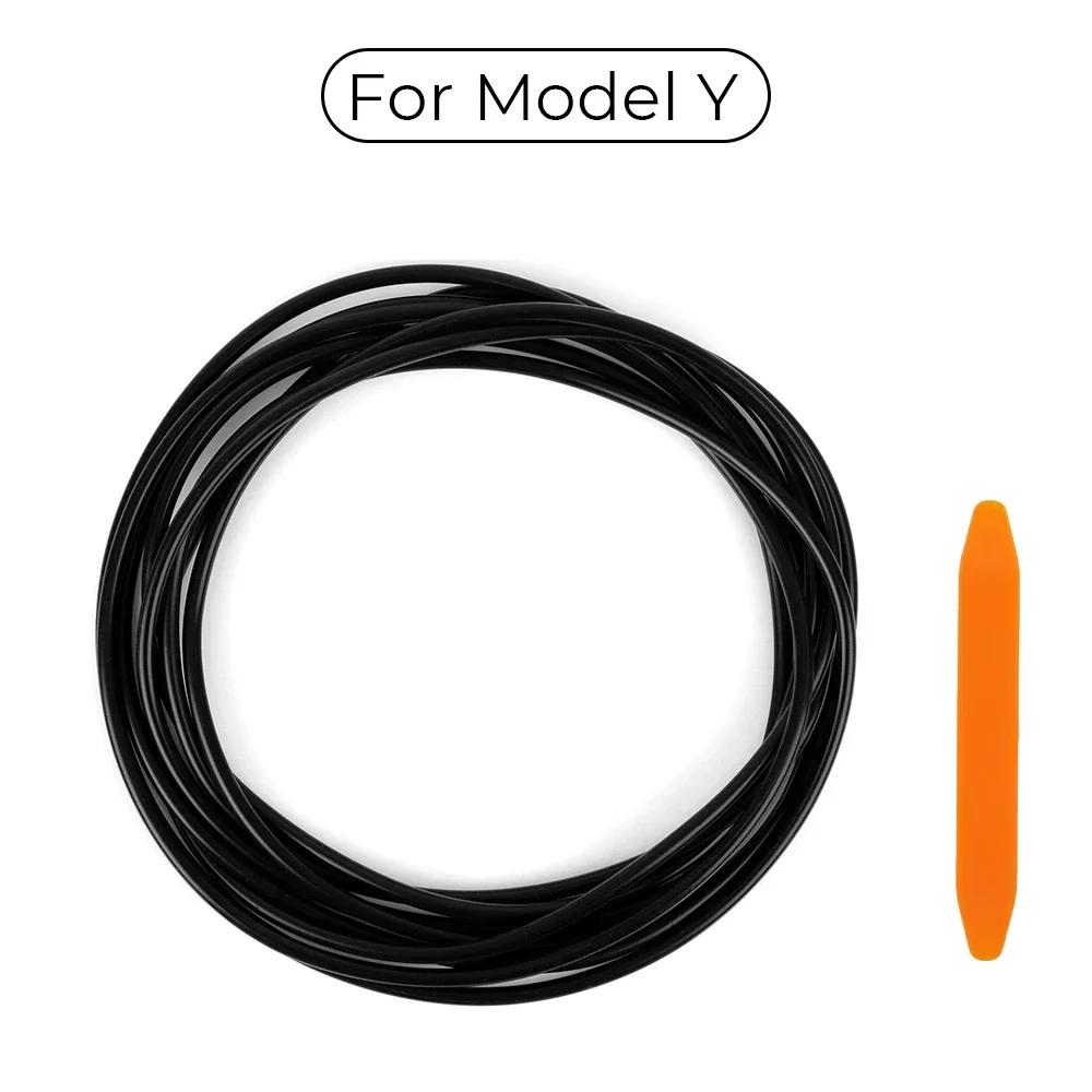 Sunroof Seal Strip for Tesla Model Y Juniper Model 3 Highland 2025 Dustproof and Waterproof Soundproof Rubber Car Accessories