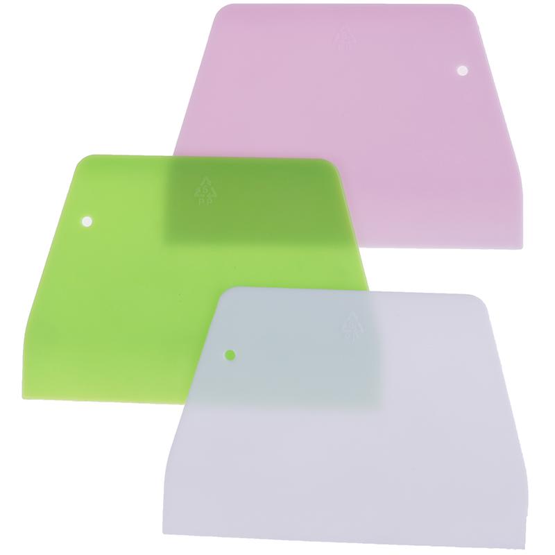 1Pc Trapezoid Cream Cake Scraper Dough Cutter Cake Spatula Pastry Bakery Tools