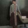Women Skinny Scarf Thin Choker Knit Belt Long Tie Scarf Bag Handle Wrap