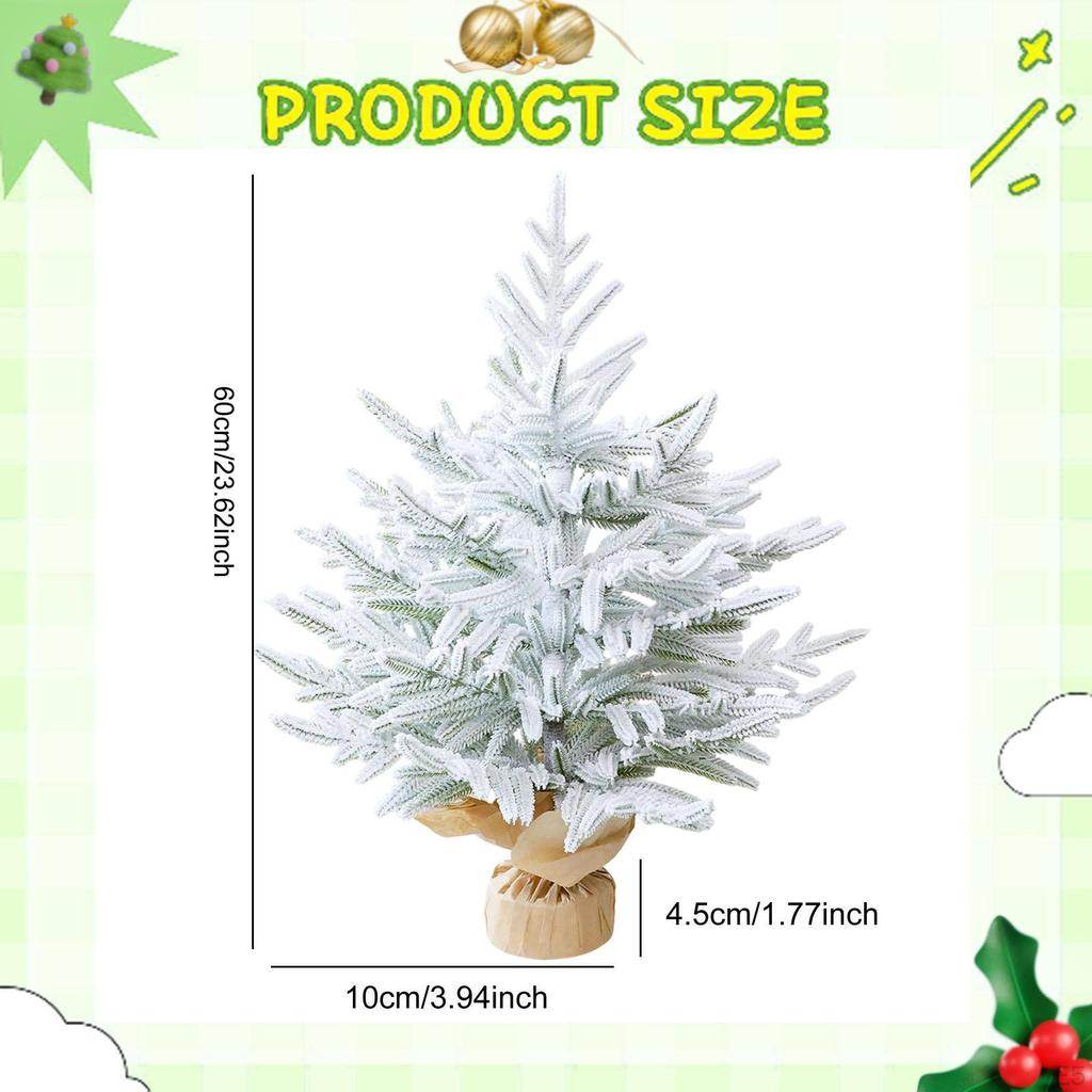 Artificial Small Christmas Tree Holiday Décor Versatile Ornament Tabletop for Party