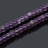 4mm naturalny ametyst kryształowe okrągłe luźne koraliki do biżuterii DIY Making naszyjnik bransoletka kolczyk