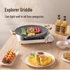 TXZ Outdoor Camping Round BBQ Griddle
