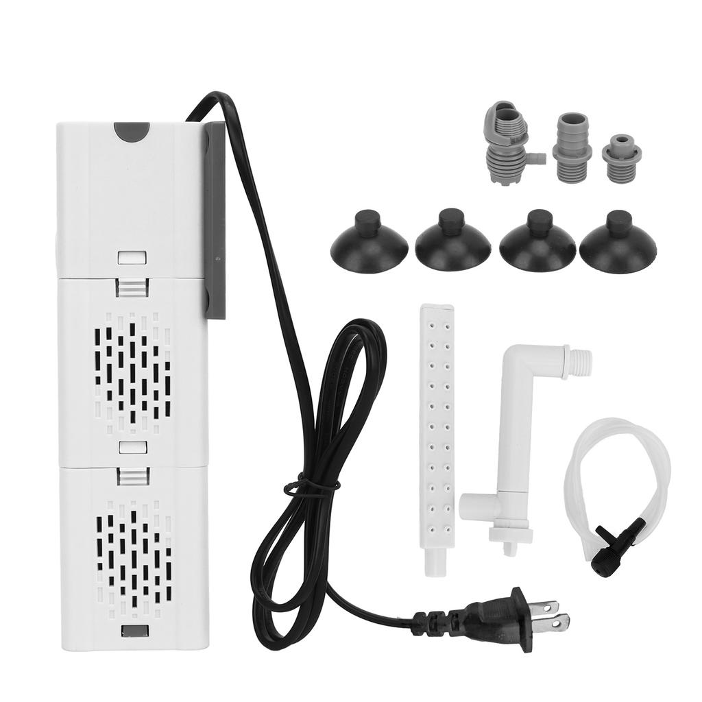 6W Aquarium Internal Filter Adjustable Oxygen Boosting Internal Recycle 500L/H Submersible Fish