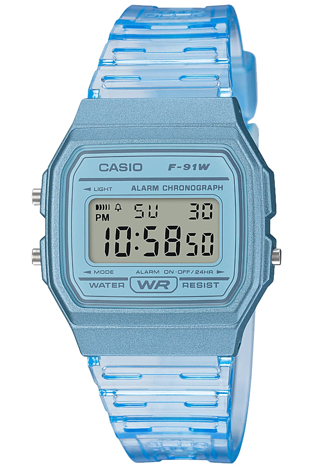 

Casio Collection Blue Wristwatch F-91WS-2JH