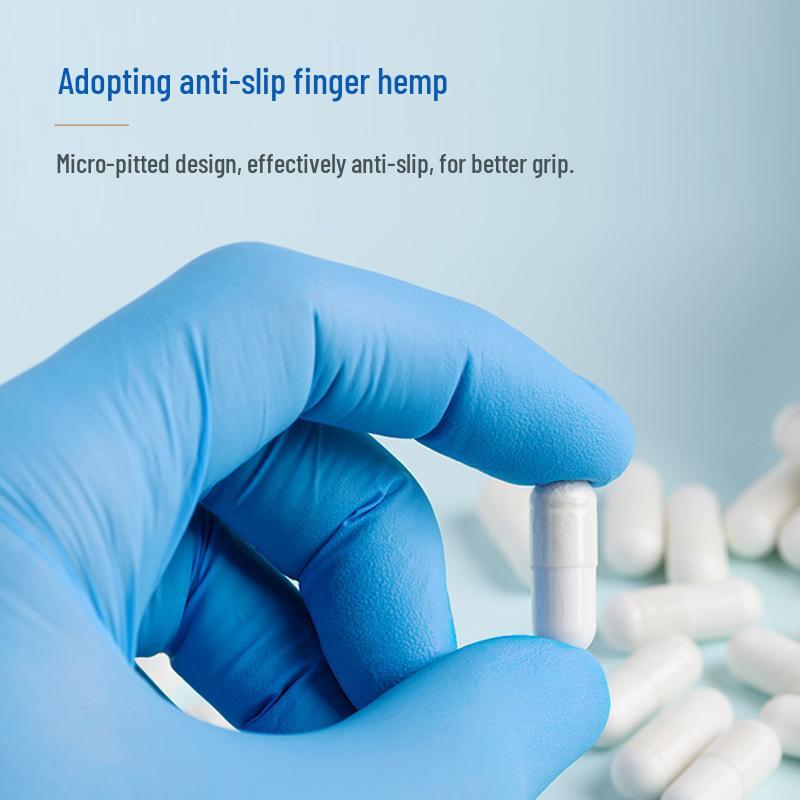 Waterproof Oil-Resistant Disposable Nitrile Gloves for Lab, Food Prep, and Catering