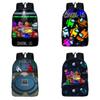 Among Us Childrens School Backpack With Oxford Fabric Breathable Design For Elementary Students
