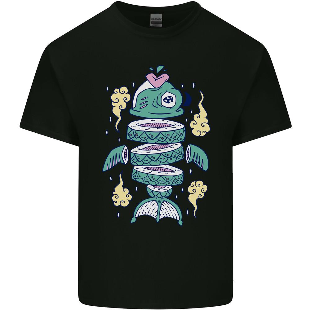 Funny Sliced Sushi Fish Fishing Fisherman Mens Light Cotton T-Shirt Unisex T-Shirt XXL