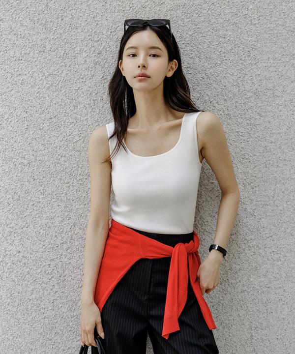 Peulenchisikeu Ruco Square Knit Sleeveless_62Kn2112