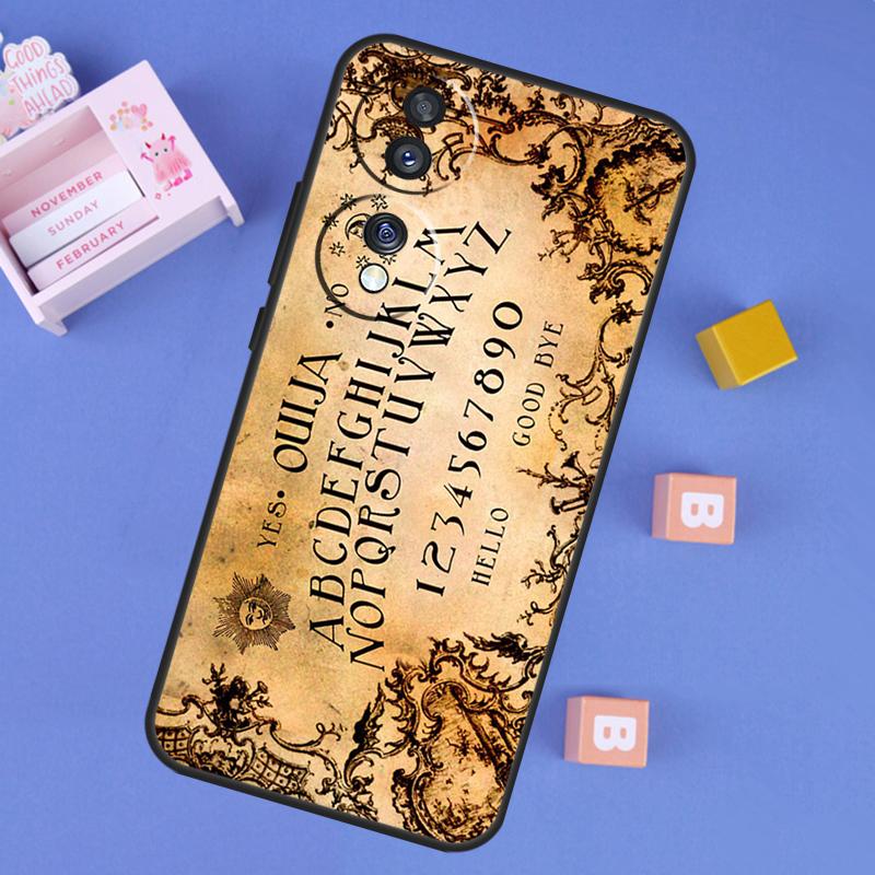 Girly Pastel Witch Goth Ouija Case For Honor 90 Lite 70 50 Magic 5 6 Pro X6 X7 X8 X9 X6a X7a X8a X9a X8b X9b Back Cover