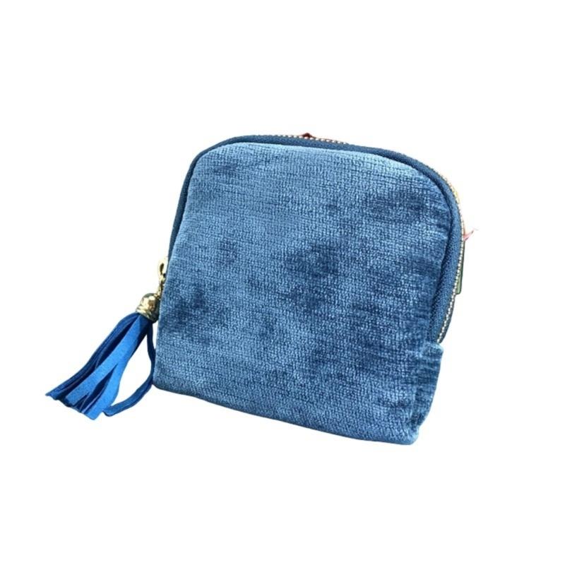 Chenilles Jewelry Organizer With Multiple Layers And Tassels Stylish Storage Bag Multi Compartment Container