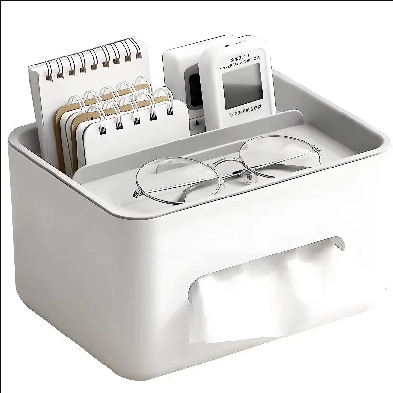 Multifunctional Sundries Ontainer Storage Home Tissue Box Napkin Holder Remote Control Storage Desk Organizer Office