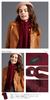 Cashmee35 Cashmere Basic Wave Long WINE 100% Scarf/Alnilam (D5095)