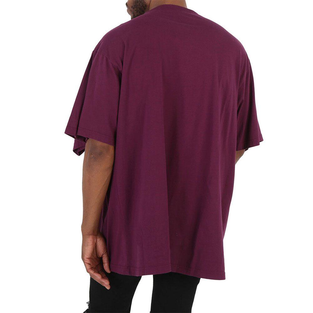 Balenciaga T Shirt Women's Purple Loose Fit 657059TKV908476