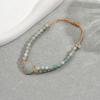 Handwoven Heart Stone Yoga Bracelet Adjustable Bangle Spiritual Healing Gemstones Jewelry Energy Balancing Accessory