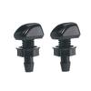 2 Pcs Car Dual Holes Windshield Washer Nozzle Wiper Water Spray Jet Adjustable