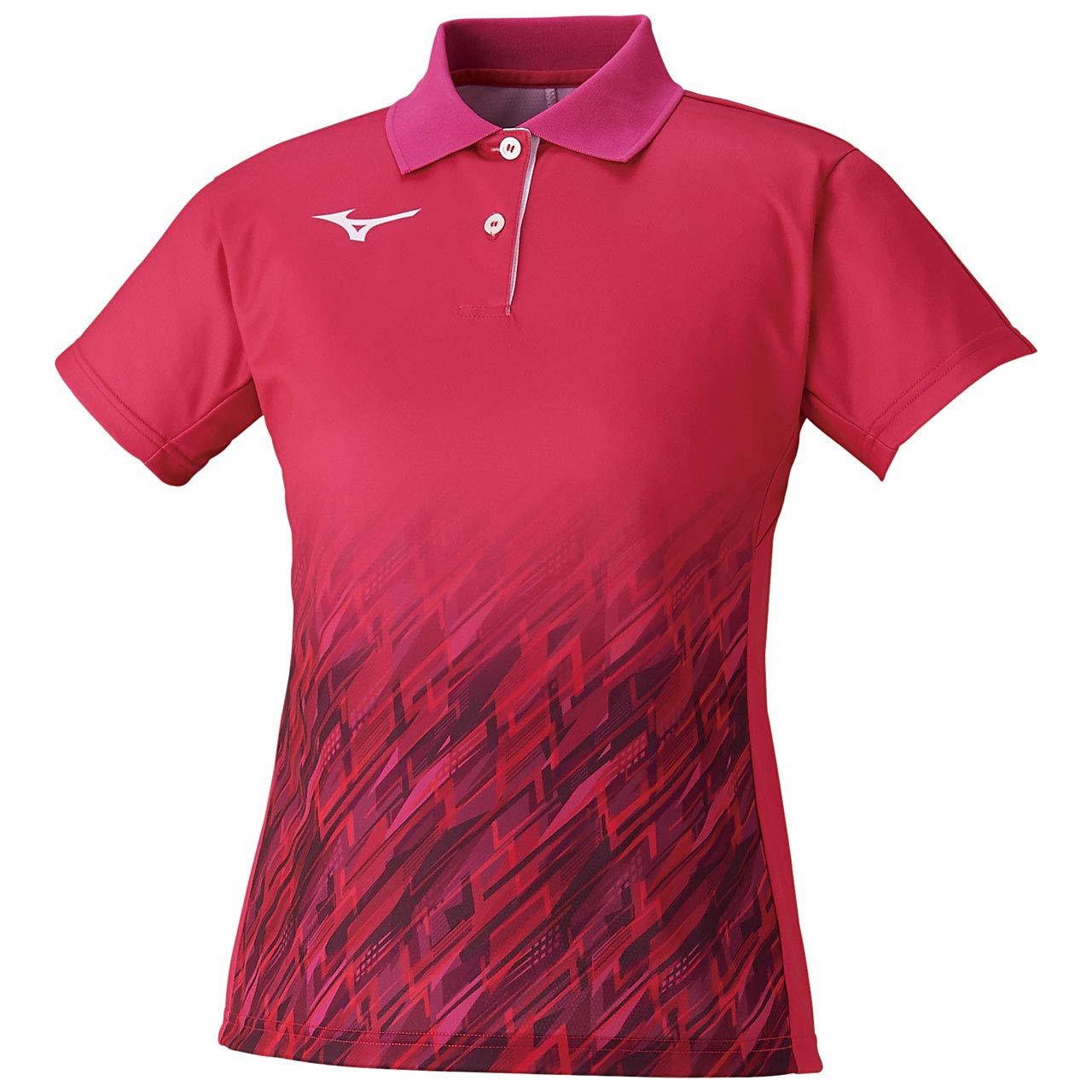 

Mizuno Game Size for Tennis and Badminton Women s Quick-Dry Shirt, Pink, L, 62JA1203, розовый