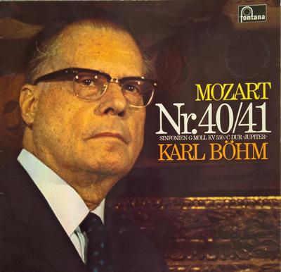 LP Record WOLFGANG AMADEUS MOZART - KARL BÖHM - Symphony No. 40 In G Minor, K. 550 6540077 Fontana Germany Classical Used