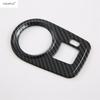 Front Central Control Water Cup Holder Panel Decoration Cover Trim For MG 4 EV  2024 ABS Carbon Fiber Accessories Interior