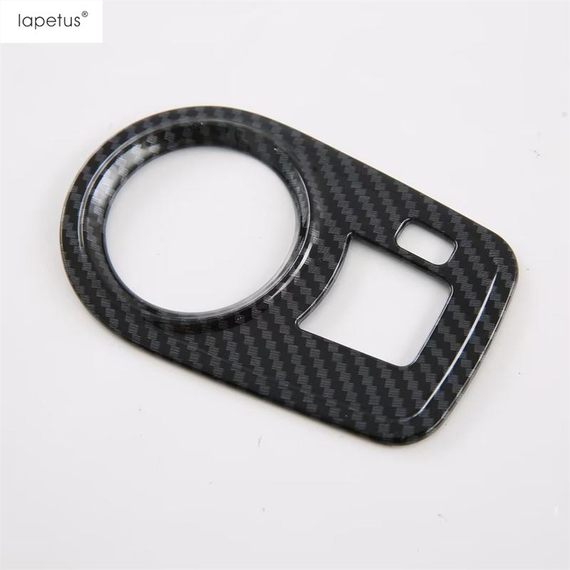 Front Central Control Water Cup Holder Panel Decoration Cover Trim For MG 4 EV  2024 ABS Carbon Fiber Accessories Interior