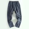 Big Brand Recommend Foreign Trade Cut the Tag Off Export Order Solid Elastic Waist Sports Outdoor Leisure Long Pants Fashion Brand Men's Trousers