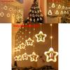 Christmas Led String Lights With Snowman And Tree Hangings For Indoor Festive Decor