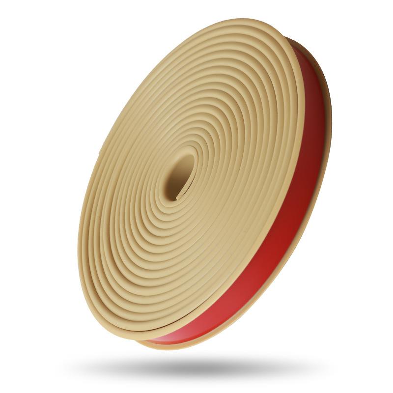 1 STuks Zelfklevende U-Vormige PVC Randbeschermer (5m Rol) - Geen Lijm Nodig, Robuuste Afwerking - Eenvoudig te Installeren