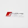 3D ABS Black Chrome Car Trunk Letter Badge Emblem For 2s RS3 RS4 RS5 Sline TT A3 A4 B8 B9 A5 A6 C7 Q3 Auto Tuning AccessoriesA1