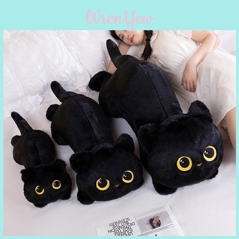 Adorable Cartoon Style Long Cat Plush Pillow For Cozy Comfort And Cuddly Fun